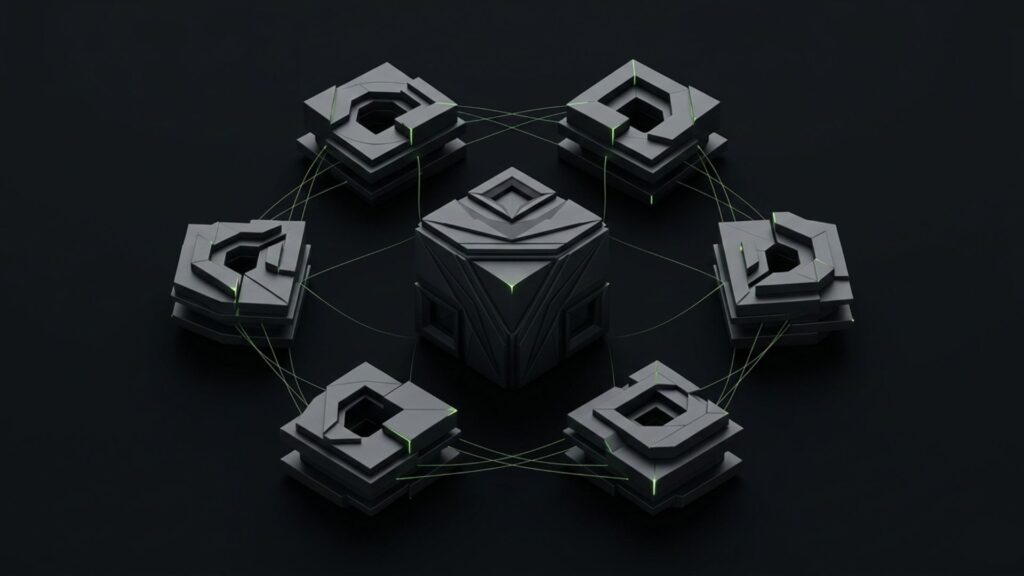 Composição editorial premium representando a redução de risco percebido como arquitetura de confiança e proteção da decisão