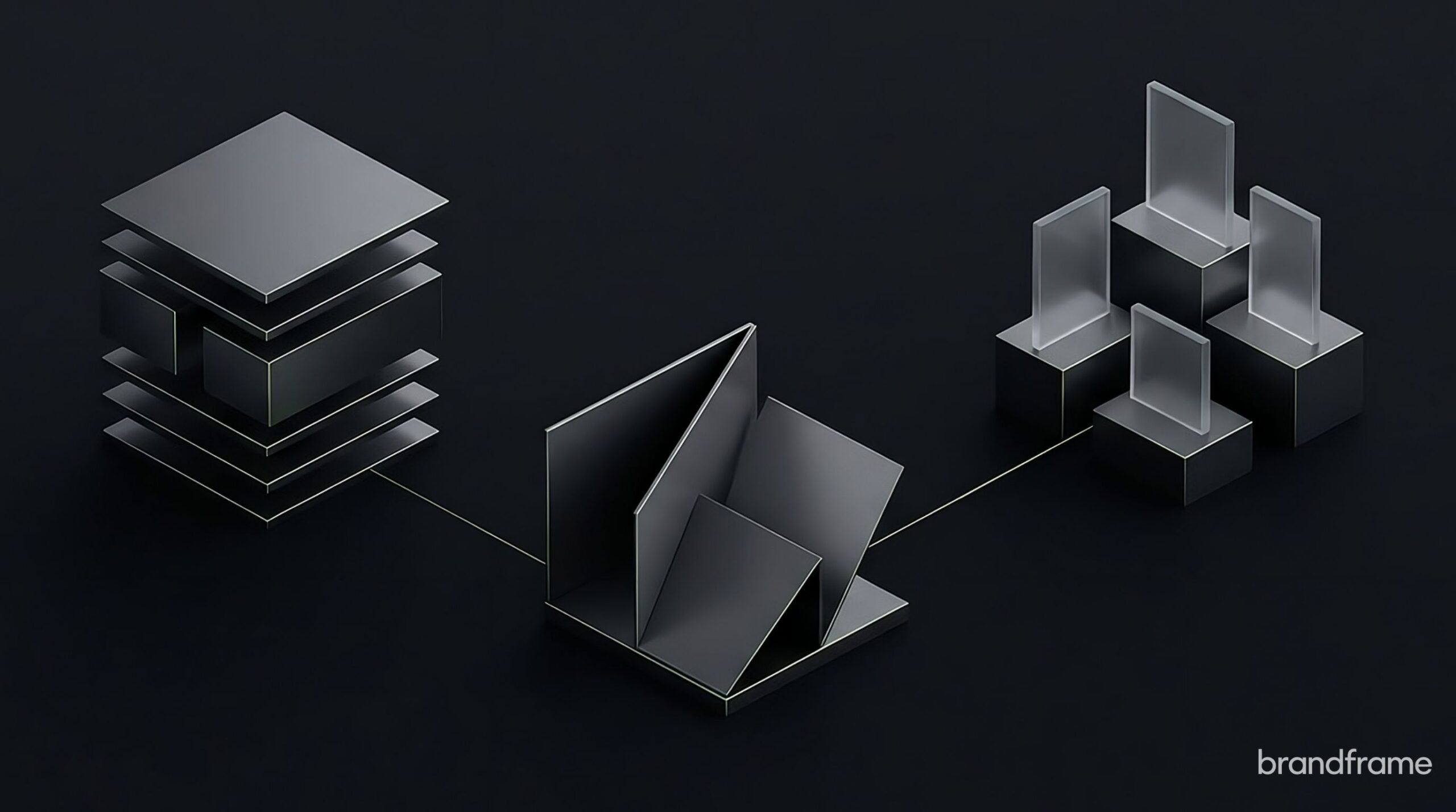 Composição editorial premium representando sinais premium no site, proposta e portfólio como sistema de valor percebido